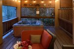 Lower level deck seating area - perfect for relaxing